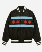 Kingdom Arena 2025 WWE Night Of Champions CM Punk Black Bomber Jacket