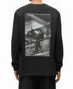  Kith x Scarface Tony Vintage Long Sleeve Pocket Black Tee For Sale