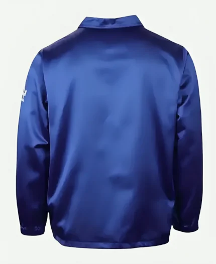 LA Dodgers 1962 Blue Satin Windbreaker Jacket For Sale