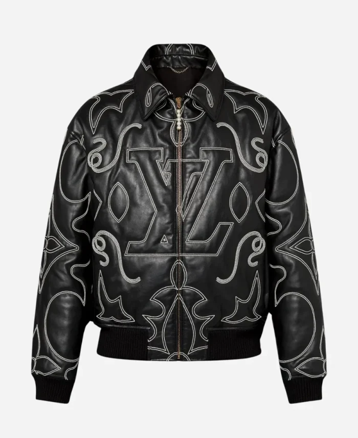 LV Black Bomber Jacket