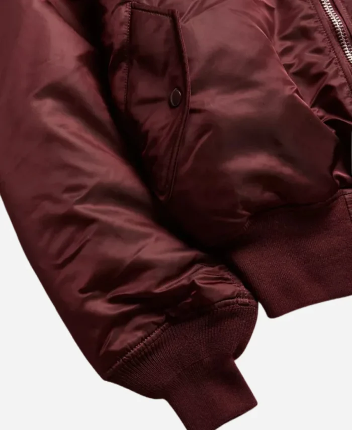Lady Gaga Maroon Jacket
