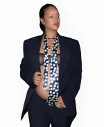 Late Night Dinner 2025 Rihanna Blue Blazer