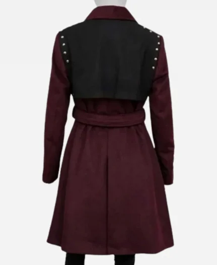 Law and Order Organized Crime Ayanna Bell Maroon Coat