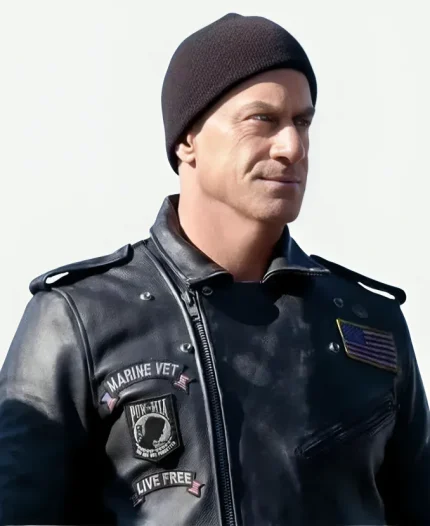 Law and Order Organized Crime S03 Elliot Stabler Leather Jacket
