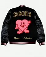 Leo Reich Too Much Black Varsity Jacket