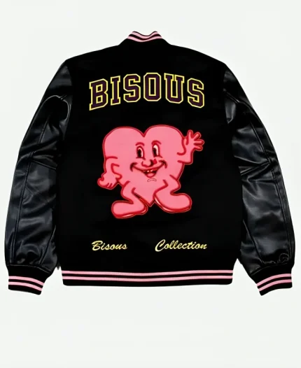 Leo Reich Too Much Black Varsity Jacket