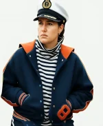 Lizzie Davidson Such Brave Girls S02 Blue Varsity Jacket