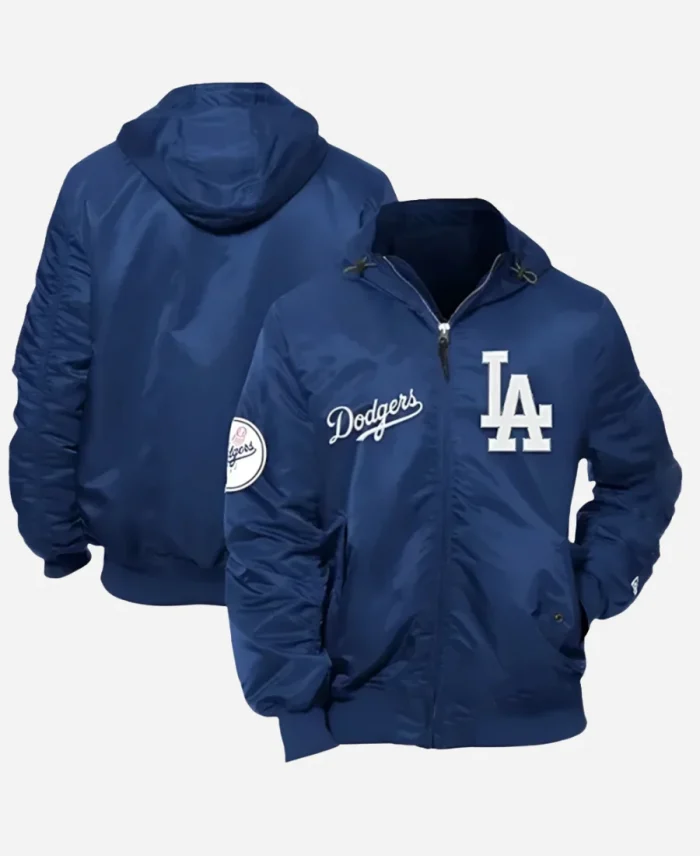 Los Angeles Dodgers Alpha Bomber Blue Jacket