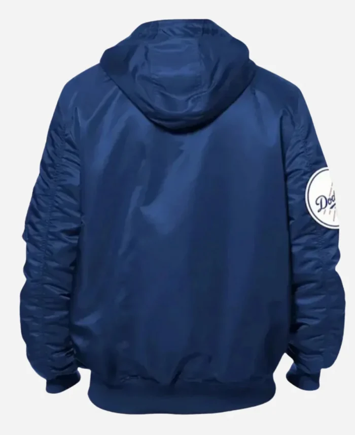 Los Angeles Dodgers X Alpha Industries Hooded Blue Jacket