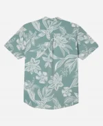 Love Hotel Green Floral Shirt