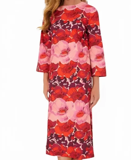 Love Hotel S01 Shannon Beador Red & Pink Floral Dress
