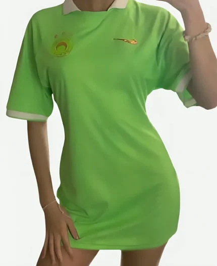 Love Island UK S12 Shakira Khan Green Polo Dress