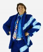 Ludovico P. Luche Blue Fur Jacket