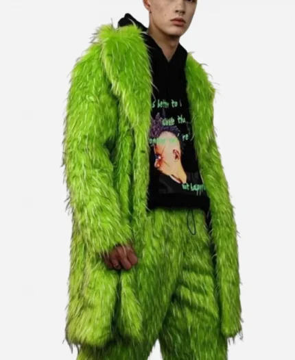 Ludoviquito P. Luche Green Fur Coat