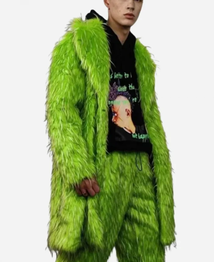 Ludoviquito P. Luche Green Fur Coat