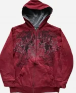 MMA Elite Red Pullover Hoodie For Unisex