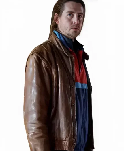 Magnus Lyng Blindspår Brown Leather Jacket