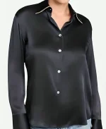 Maria Bello Tv Series The Waterfront Season 01 Belle Buckley Black Blouse