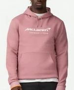McLaren Essential Pink Logo Hoodie