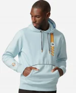 McLaren F1 Mens Gulf Track Blue Pullover Hoodie