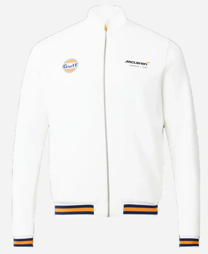 McLaren F1 Mens Gulf Track White Hoodie