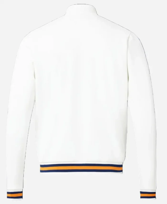 McLaren F1 Mens Gulf Track White Zip Hoodie