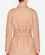 Melania Trump Beige Cotton Jacket