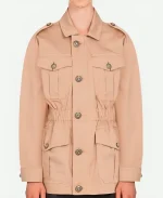 Melania Trump Cotton Beige Jacket