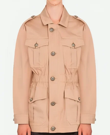 Melania Trump Cotton Beige Jacket