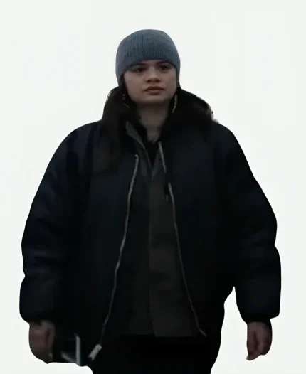 Melonie Diaz Cold Wallet Black Bomber Jacket