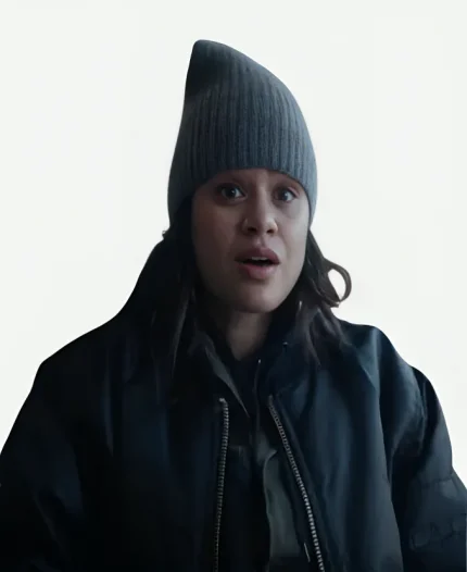 Melonie Diaz Cold Wallet Bomber Black Jacket