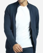 Men's Beringen Fleece Blue Hoodie