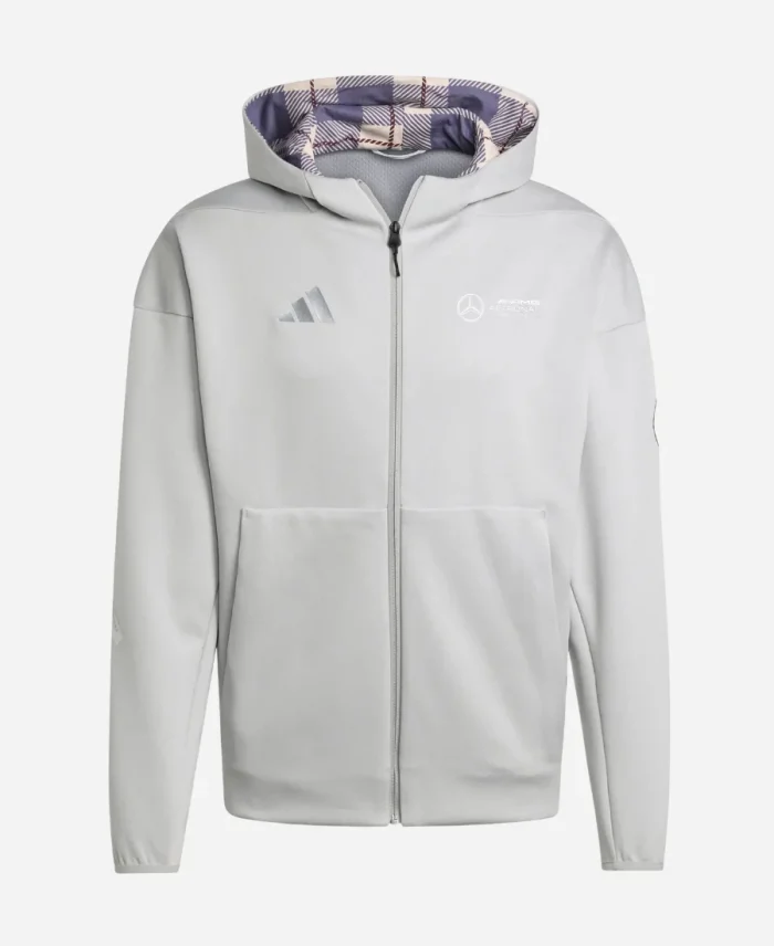 Mercedes Amg F1 x Adidas Silver Arrows Hoodie For Men