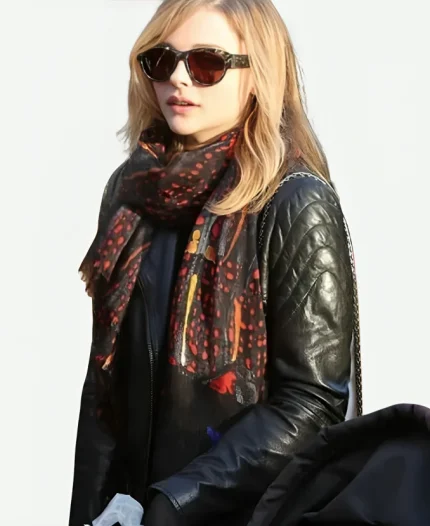 Mia Hall If I Stay Black Leather Jacket