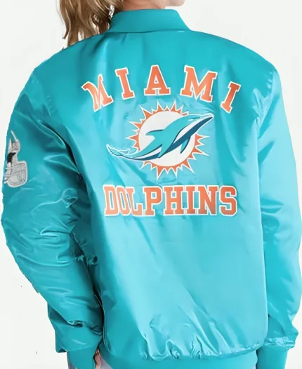 Miami Dolphins Bomber Jacket For Unisex