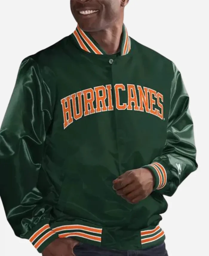 Miami Hurricanes Starter Embroidery Jacket