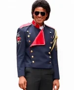 Michael 2025 Jaafar Jackson Blue Jacket