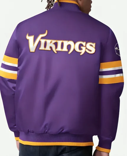 Minnesota Vikings Varsity Jacket For Unisex