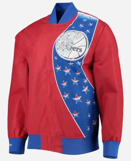 Mitchell & Ness Philadelphia 76ers Warm Up Jacket