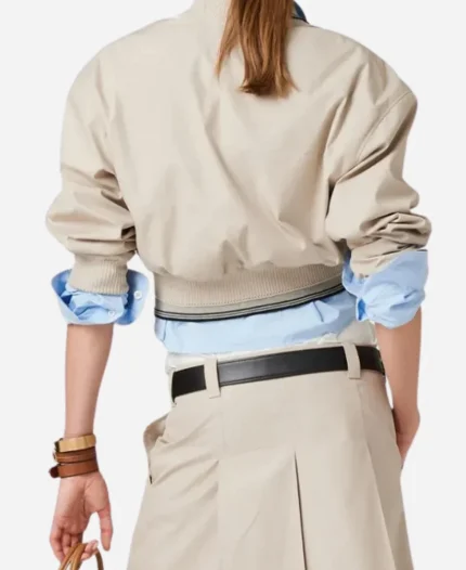 Miu Miu Bomber Beige Jacket