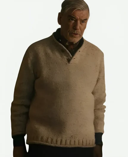 Mobland 2025 Pierce Brosnan Sweater