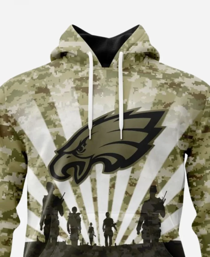 NFL Salute To Service Eagles Hoodie