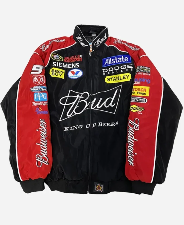 Nascar Racing Red And Black Jacket