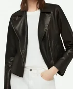 Naya Vasquez TV Series Untamed 2025 Lily Santiago Black Leather Jacket