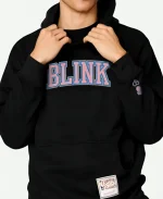 New York Knicks Mitchell & Ness x BLACKPINK Black Hoodie
