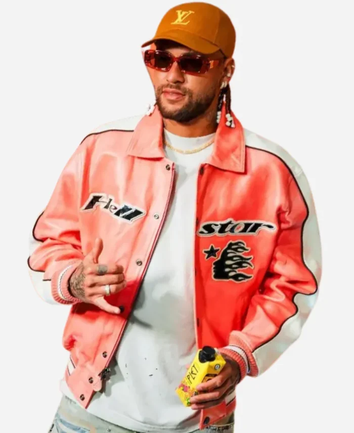 Neymar Hellstar Avirex Leather Jacket For Sale