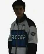 Nicolas Cantu Tv Series Motorheads Season 01  Marcel Crawford Colorblock Moto Jacket