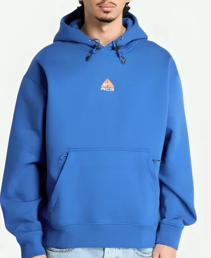 Nike ACG Therma Fit Fleece Blue Pullover Hoodie