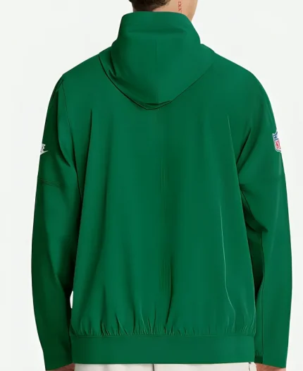 Nike Kelly Green Philadelphia Eagles Alt Pack Anorak Half Zip Hoodie Jacket