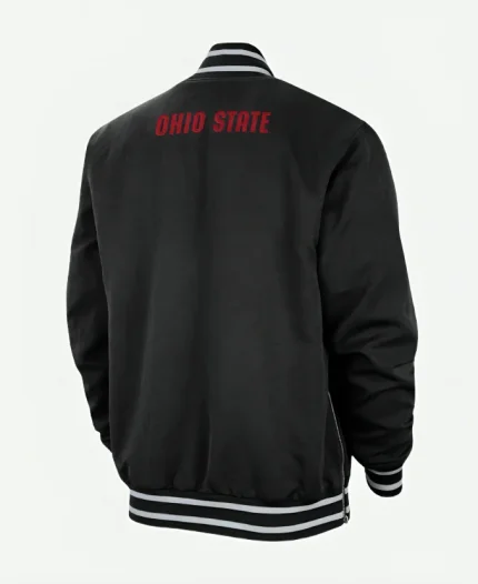 Nike Ohio State Buckeyes Black Bomber Jacket
